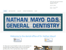 Tablet Screenshot of nathanmayodds.com